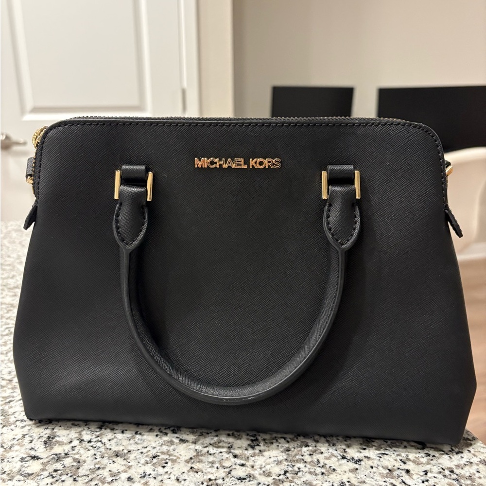 Michael Kors Black Satchel Bag